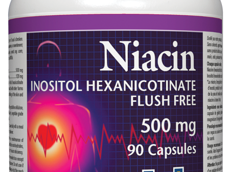 Natural Factors Niacin Inositol Hexanicotinate - Flush Free (500mg) (90 Caps) Fashion