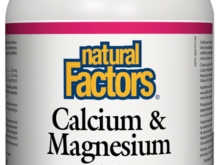 Natural Factors Calcium & Magnesium 2:1 (180 Capsules) Cheap