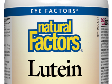 Natural Factors Lutein (20mg) (60 SoftGels) For Discount