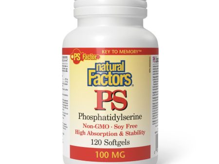 Natural Factors PS Phosphatidylserine (100mg) (120 SoftGels) Online Hot Sale