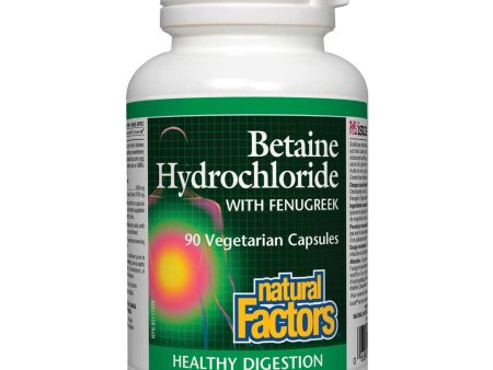 Natural Factors Betaine Hydrochloride with Fenugreek (90 VCaps) Cheap