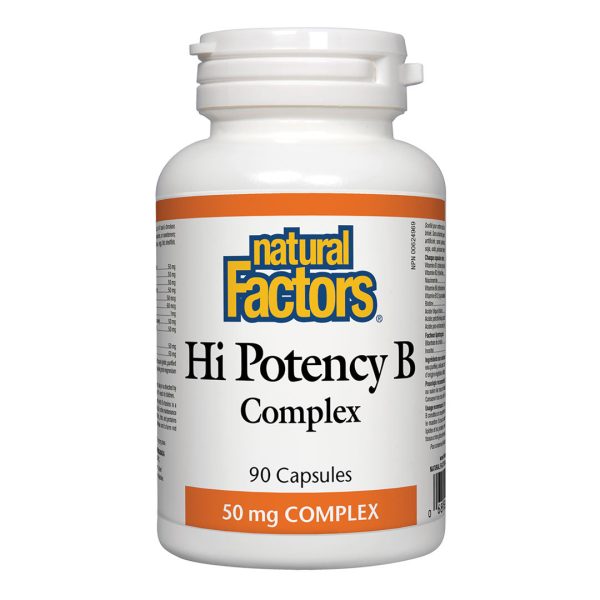 Natural Factors Hi-Potency B-Complex (50 mg) (90 Caps) Supply