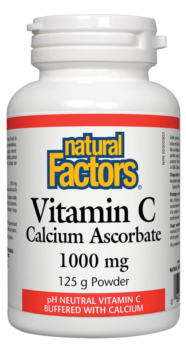 Natural Factors Calcium Ascorbate Powder (125g) Online now