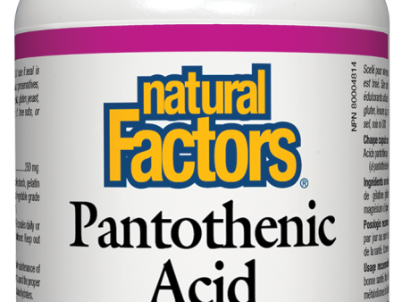 Natural Factors Pantothenic Acid (250mg) (90 Capsules) Cheap