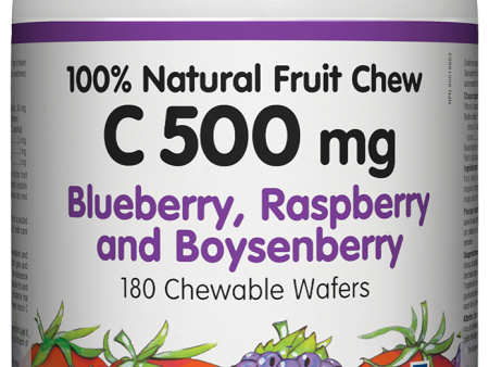 Natural Factors Vitamin C Chewables Blueb Rasp Boysenberry (180 Tabs) For Sale