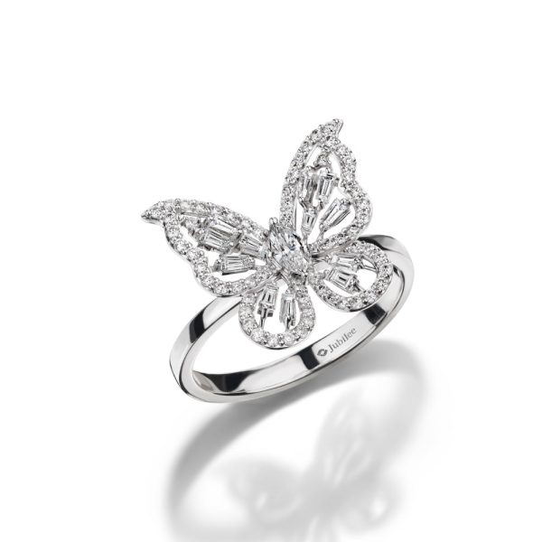 แหวนเพชร Petite Butterfly Glimmer Ring For Discount