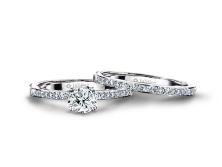 แหวนเพชร Twin-Band Excellence Solitaire Ring on Sale