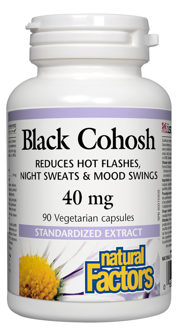 Natural Factors Black Cohosh (40mg) (90 VCaps) Supply