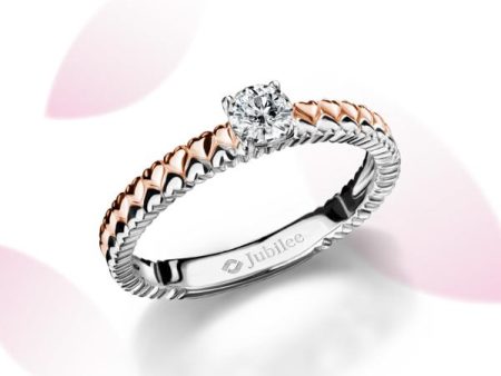 แหวนเพชร Love Blooming Lovely Two-Tone Ring on Sale