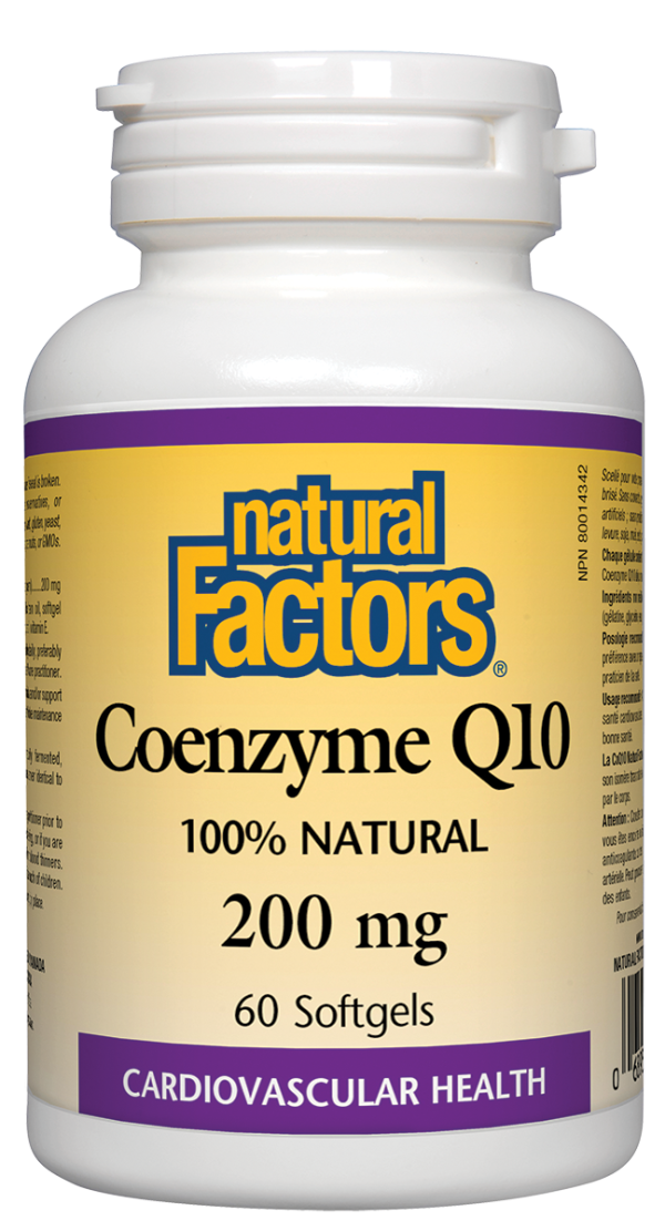 Natural Factors Coenzyme Q10 (200mg) (60 SoftGels) Online