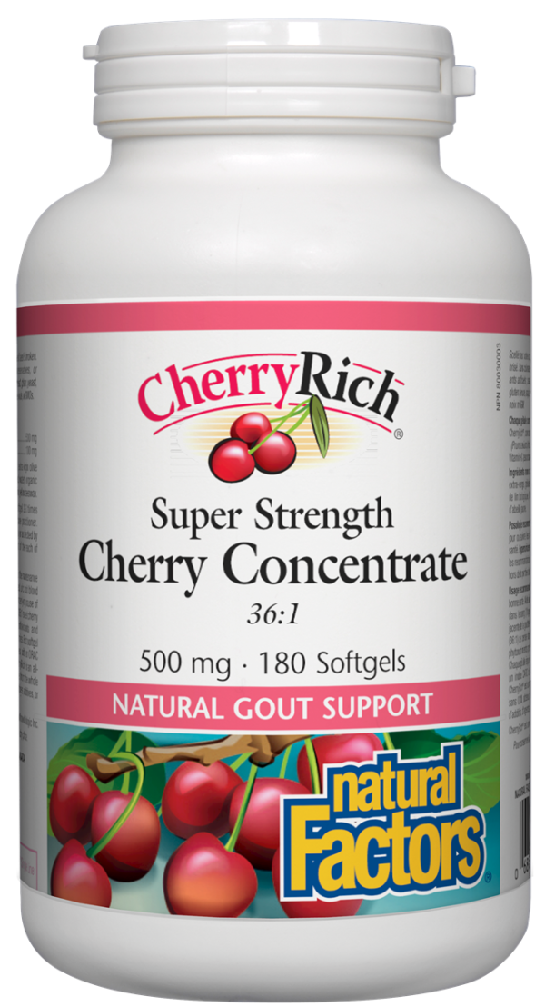 Natural Factors Cherryrich Super Strength Concentrate (500 mg) (180 Capsules) Cheap