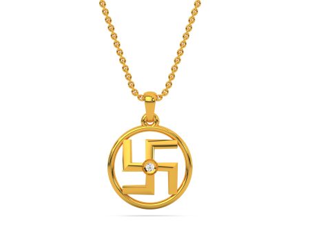 The Swastik  Unisex Pendant Hot on Sale