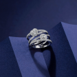 แหวนเพชร The Warmth of Heart Halo Twisted Diamond Ring Hot on Sale