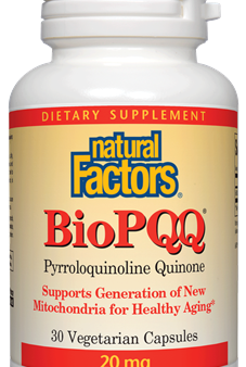 Natural Factors BioPQQ (20mg) (30 Vegetarian Capsules) Supply