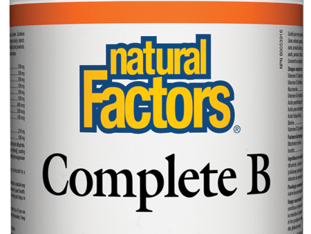 Natural Factors Complete B (100mg) Timed-Release (180 Tablets) Online Hot Sale