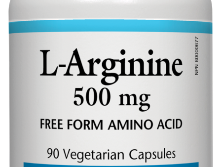 Natural Factors L-Arginine (500mg) (90 Vegetarian Capsules) on Sale