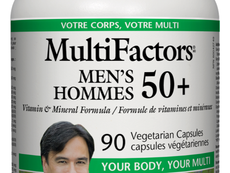 Natural Factors MultiFactors Men s 50+ (90VCaps) Online now