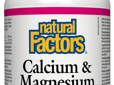 Natural Factors Calcium & Magnesium 2:1 (90 Capsules) For Cheap