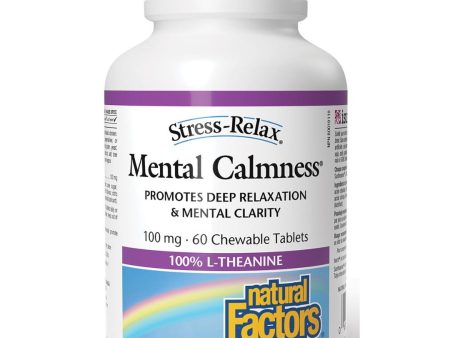 Natural Factors Mental Calmness (L-Theanine 100mg) (60 Chewables) Cheap