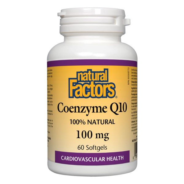 Natural Factors Coenzyme Q10 (100mg) (60 SoftGels) Fashion