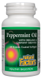 Natural Factors Peppermint Oil w  Oregano  & Caraway Seed Oils (60 SGels) Discount