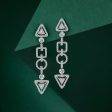 Lyrical Symmetry Collection Earrings - Triangle For Cheap