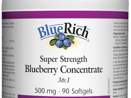 Natural Factors BlueRich Blueberry Concentrate (90 SoftGels) Online