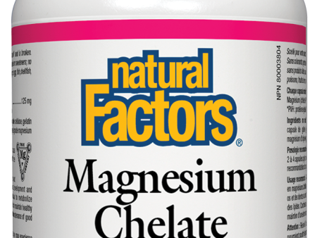 Natural Factors Magnesium Chelate (125mg) (90 Tablets) Online