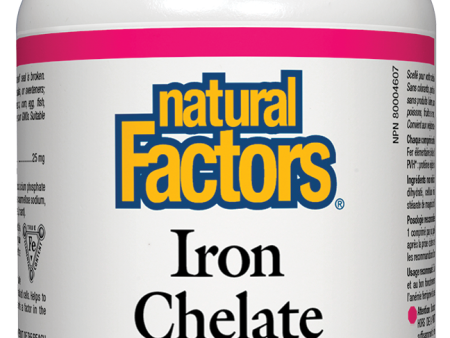 Natural Factors Iron Chelate (25mg) (90 Tablets) Online