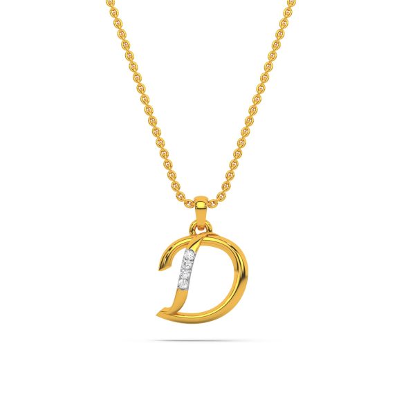 Alphabet D  Unisex Pendant Cheap