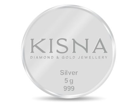 Kisna 5GM 999 Silver Shagun Coin For Discount