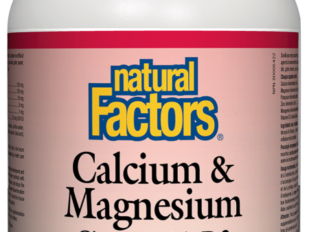 Natural Factors Calcium & Magnesium Citrate with D (180 Capsules) For Cheap