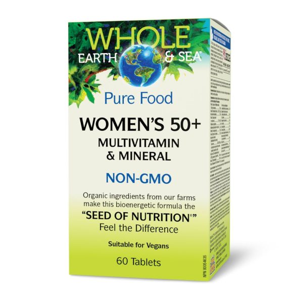 Whole Earth & Sea Women s 50+ Multivitamin & Mineral (60 Tablets) Online Sale