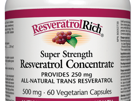 Natural Factors Resveratrol Rich  Concentrate (60 VCaps) Online Hot Sale