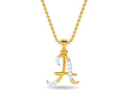 Alphabet A Pendant Cheap