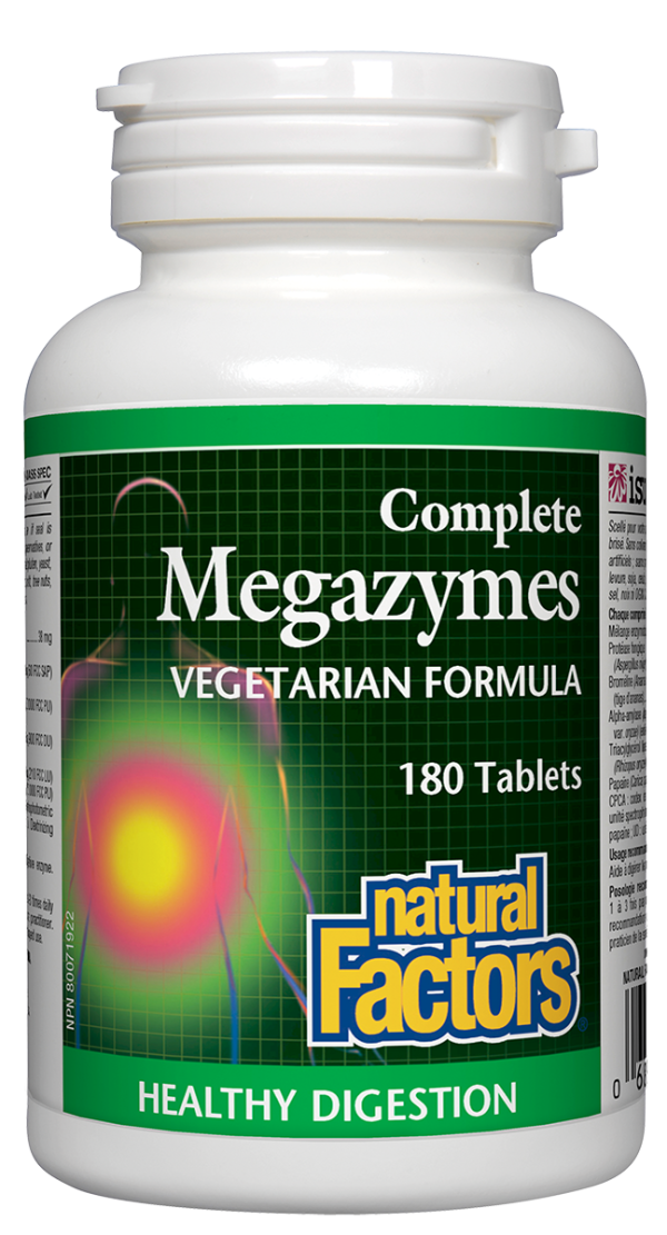 Natural Factors Complete Megazymes (180 Tablets) Online Hot Sale