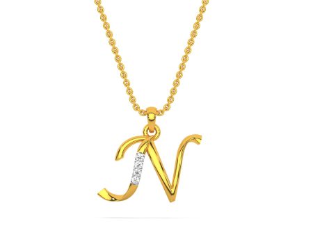 Alphabet N  Unisex Pendant Cheap