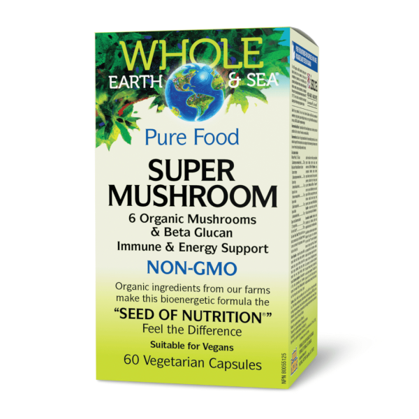 Whole Earth & Sea Super Mushroom (60 VCaps) Fashion