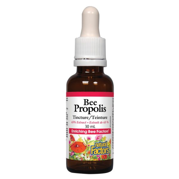 Natural Factors Bee Propolis 65% Tincture (30ml) Supply