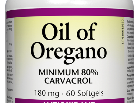 Natural Factors Organic Oregano Oil (60 Softgels) For Sale