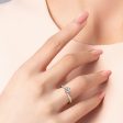 แหวนเพชร Solitaire Stylish Curve Ring Online now