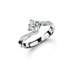 แหวนเพชร Promise Pave Solitaire Ring (Certificate: GIA) Cheap