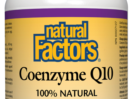 Natural Factors Coenzyme Q10 (400mg) (60 SoftGels) Online