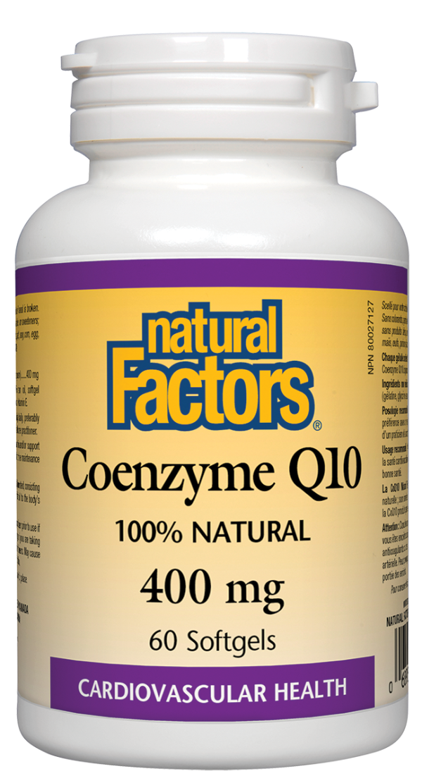 Natural Factors Coenzyme Q10 (400mg) (60 SoftGels) Online