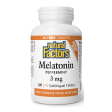 Natural Factors Melatonin (3mg) BONUS (210 Sublingual Tablets) Online now