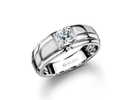 แหวนเพชร Smart Curve Satin Excellence Ring (Certificate: GIA) Online