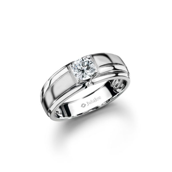 แหวนเพชร Smart Curve Satin Excellence Ring (Certificate: GIA) Online