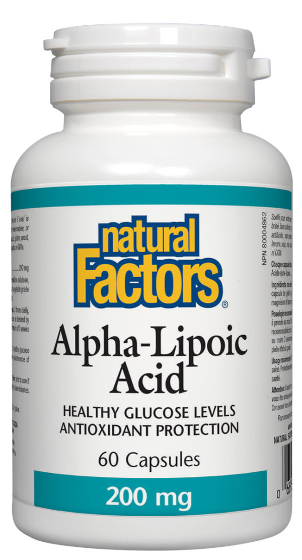 Natural Factors Alpha Lipoic Acid (200mg) (60 Caps) Online Sale