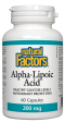 Natural Factors Alpha Lipoic Acid (200mg) (60 Caps) Online Sale