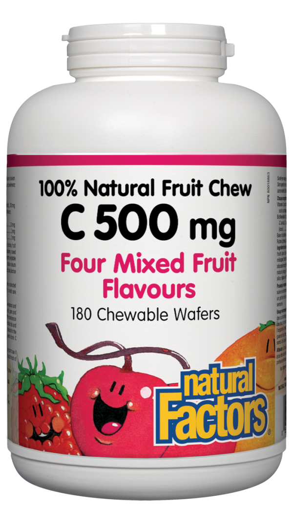 Natural Factors Vitamin C Chewables - Mixed Fruit (180 Tabs) Hot on Sale